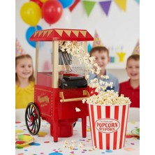 MidasTech 5 Dakikada Popcorn Hazırlayan Yağsız Patlatma Makinesi Midiastech