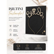 Kuzey Aksesuar Bride Parti Tacı Bekarlığa Veda Taşlı Bride Parti Tacı Aksesuarı