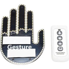 Techugo Parmak LED Amber Renkli Işık