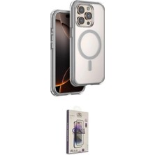 Marsilyan™- iPhone 15 Pro Max Kılıf Zirve Klasik Prime - Siyah Bilvis 3D Cam Ekran Koruyucu