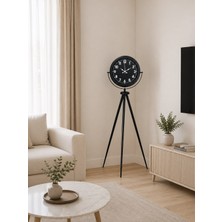 Nikaa Shop Siyah Asil Standart Stil Tripod Ayaklı Saat