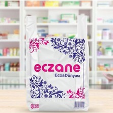 Doganmed 25X44 cm Orta Boy Bio Eczane Baskılı Atlet Poşet( 1000 Adet)