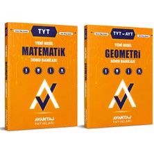Avantaj Yayınları Tyt Matematik Soru Bankası & Tyt-Ayt Geometri Soru Bankası Seti | Yeni Nesil | Video Çözümlü Üniversite Hazırlık