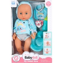 Mega Oyuncak Bebek ve Tuvalet Eğitimi Seti 35 Cm- Stokta Olan Renk Gönderilir