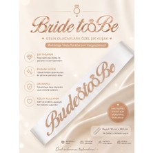 Kuzey Aksesuar Rose Gold Gümüş Bride To Be Kuşak