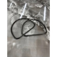 Velanee 13 cm Yarım Ay Metal Çanta Sapı Siyah Renk