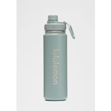 Lululemon Back To Life Sport Bottle 710 ml (24 Oz) Straw Lid Paslanmaz Çelik Matara
