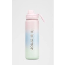 Lululemon Back To Life Sport Bottle 710 ml (24 Oz) Straw Lid Paslanmaz Çelik Matara