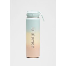Lululemon Back To Life Sport Bottle 710 ml (24 Oz) Straw Lid Paslanmaz Çelik Matara