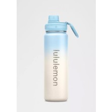 Lululemon Back To Life Sport Bottle 710 ml (24 Oz) Straw Lid Paslanmaz Çelik Matara