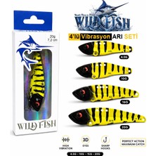 Wild Fish 0015 Bee Arı Vibrasyın Jig Yapay Yem Set