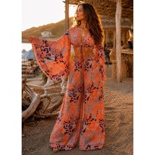 Madame Lucid Ipek Otantik Takım Bolero Bluz Palazzo Pantolon