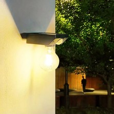 GRP Nova Solar Sensörlü LED Ampul Lamba - Güneş Enerjili - Dış Mekan Aydınlatma