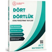 Milli Eğitim Bakanlığı Yayınları Meb Dört Dörtlük Ayt Matematik Konu Pekiştirme Testleri | Video Çözümlü | Yks Matematik Soru Bankası