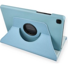 Etorva Store Samsung Galaxy T500 Tab A7 10.4 Kılıf 360 Tablet Deri Kılıf - Turkuaz