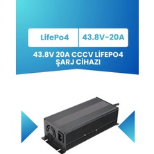 Electroll 36V Lifepo Batarya Için 43.8V 20A Uzun Ömürlü Akıllı Şarj Aleti