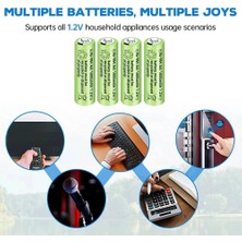 Etorva Store 1800 Mah 1.2V Aa Ni-Mh Şarj Edilebilir Pil 12 Adet