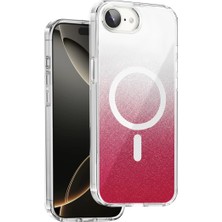 Etorva Store Onegif Apple Iphone 17E Sora Simli Magsafe Kapak - Kırmızı