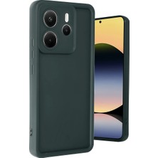 Etorva Store Xiaomi Redmi Note 14 4g Kılıf Viera Silikon - Koyu Yeşil