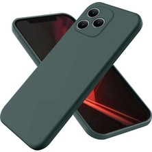 Etorva Store Realme Note 50 4g Kılıf First Silikon - Koyu Yeşil