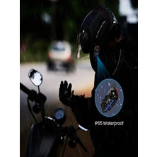 Etorva Store BT57 Motosiklet Kask Kulaklık Intercom Işıklı Motorsiklet Interkom