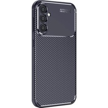 Etorva Store Samsung Galaxy S25 Kılıf Auto Focus Karbon Kapak - Lacivert