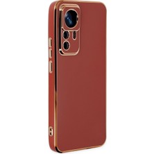 Etorva Store Xiaomi Mi 12T Pro Kılıf Volet Silikon - Kırmızı