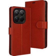 Etorva Store Xiaomi Mi 15T Trend S Plus Kapaklı Kılıf - Kırmızı
