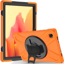Etorva Store Samsung Galaxy T220 Tab A7 Lite 8.7 Kılıf Amazing Tablet Kapak - Turuncu