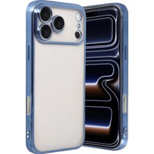Etorva Store Apple Iphone 17 Pro Max Razer Lensli Silikon - Açık Mavi