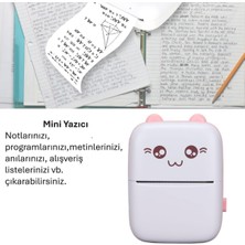 AvantajAl Sevimli Mini Taşınabilir Yazıcı Printer