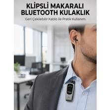Belle Fusion Mey Ithalat® Klipsli Tasarımlı Bluetooth Kulaklık Uzun Pil Ömrü