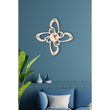 UltraNova Şekilli Lazer Kesim Mdf Duvar Saati - Modern ve Şık Tasarım