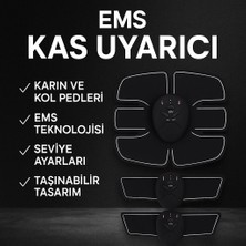 ALFA AKSESUAR 03 Ems Titreşimli Spor Cihazı Kas Geliştirme ve Yağ Yakma 2025 Seri Orijinal