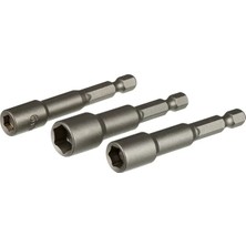 ALFA AKSESUAR 03 Manyetik Somun Adaptörü - 3 Lü Set 6,8,10X65 mm