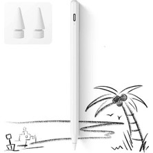 ALFA AKSESUAR 03 Ipad 2018-2022 Için Düğmeli Stylus Kalem, Avuç Içi Reddetme Aktif Kalem Apple Uyumlu