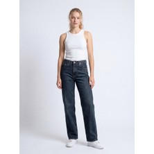 LTB Vıenne Zıp Fermuarlı Straight Dark Indigo Jean Pantolon