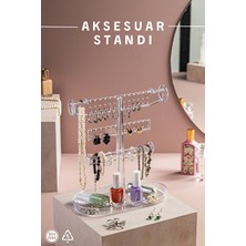 UltraNova Aksesuar ve Takı Standı - Kolye, Yüzük ve Küpe Saklama Çözümü