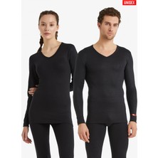 ALFA AKSESUAR 03 Blackspade Termal V-Neck T-Shirt Long 1257