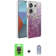 Marsilyan™- Redmi Note 13 Pro 4g Kılıf Zirve Modern Prime - Siyah Joko Magic 5d Cam + Raze Metal Kamera Lens - Sh