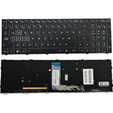Ni-On Nion Monster V23.2 V23.3 V23.4 Uyumlu Işıklı Rgb Aydınlatmalı Laptop Notebook Klavye Siyah Tr