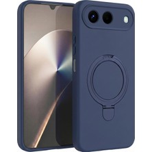Microsonic Infinix Hot 60I 5g Kılıf Aura Stant Magsafe Lacivert
