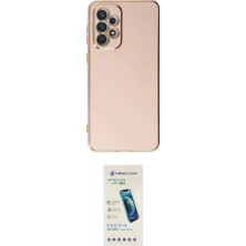 Marsilyan™- Galaxy A73 5g Kılıf Yankı Serisi - Şeffaf Pasifik Cam Ekran Koruyucu