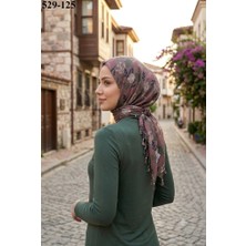 Dolce Life Desenli Sökme Boncuklu Eşarp 529-125