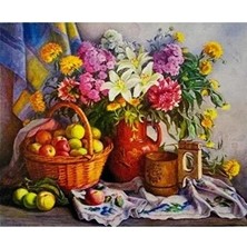 İğne İzi Hı Stone 5d Elmas Boncuk Taş Işleme Mozaik Goblen Kit 50X65CM SGK72408