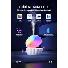 Concord Istiridye Hava Nemlendirici Bluetooth Hoparlör & Geri Akışlı Su Damlama Sistemi