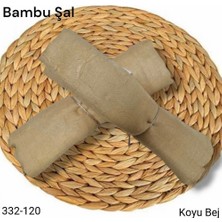 Lady Coco Bambu Kraş Şal (Koyu Bej) 332-120