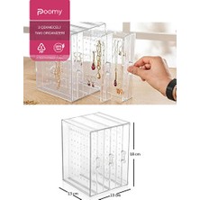 UltraNova Çok Fonksiyonlu Takı Dolabı, Küpe ve Kolye Organizer Standı