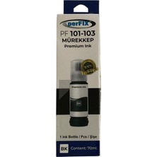 Bezos Perfıx Pf T103BK  Siyah Şişeli Mürekkep (70 ml )