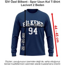 Idv Özel Bilkent - Spor Uzun Kol T-Shirt Lacivert 2 Beden